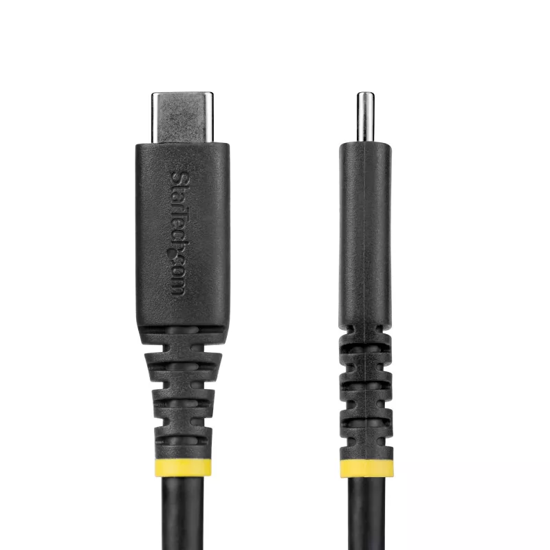 StarTech.com 2 m (6 ft) USB4 kábel, 20 Gbit/s, USB-IF certifikovaný USB-C kábel, 240 W PD EPR, 4K 120 Hz DP 1.4, TPE plášť, čierny USB-C kábel