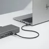 StarTech.com 50 cm (1,6 ft) USB4 kábel, 80 Gbit/s, USB-IF certifikovaný USB-C kábel, 240W PD, 8K 120Hz/4K 240Hz DP2.1 DP80, TPE plášť, kompatibilný s Thunderbolt 4 – čierny USB-C kábel