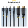StarTech.com HDMI21-CBL-8K60-50CM HDMI kábel 0,5 m HDMI Type-A (štandard) čierny