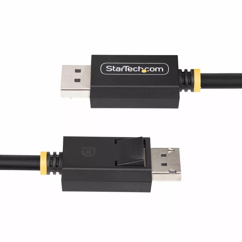 StarTech.com 3 m (10 ft) DisplayPort 2.1 kábel, VESA certifikovaný DP40 DisplayPort kábel s UHBR10/HDR/HDCP 2.2, 8K 60 Hz/4K 144 Hz s DSC 1.2a, 40 Gbit/s, DP 2.1 kábel, UHD monitorový kábel, M/M