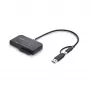 StarTech.com USB-C/USB-A na M.2 NVMe a 2,5 palca/3,5 palca SATA adaptér, 10 Gbit/s, bez nástrojov externá čítačka SSD diskov, B+M/M-Key