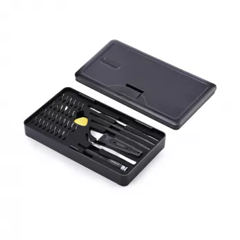 StarTech.com 40-dielna sada náradia na opravu počítačov pre notebook/PC/elektroniku/telefón, sada 30-bitových presných skrutkovačov, odnímateľný kryt s magnetickou podložkou, páčidlá
