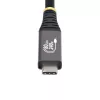 StarTech.com 1,5m (5ft) USB4 kábel, 80Gbit/s, USB-IF certifikovaný USB-C kábel, 240W PD, 8K 120Hz/4K 240Hz DP2.1 DP80, TPE plášť, kompatibilný s Thunderbolt 4 – čierny USB-C kábel