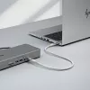 StarTech.com 1,5m USB4 kábel, 80Gbit/s, USB-IF certifikovaný USB-C kábel, 240W PD, 8K 120Hz/4K 240Hz DP2.1 DP80, TPE plášť, kompatibilný s Thunderbolt 4 – biely USB-C kábel