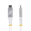 StarTech.com 50cm (1,6ft) USB4 kábel, 80Gbps, USB-IF certifikovaný USB-C kábel, 240W PD, 8K 120Hz/4K 240Hz DP2.1 DP80, TPE plášť, kompatibilný s Thunderbolt 4 – biely USB-C kábel