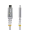 StarTech.com 3 m (10 ft) USB4 kábel, 20 Gbit/s, USB-IF certifikovaný USB-C kábel, 60 W PD, 4K 120 Hz DP 1.4, TPE plášť, biely USB-C kábel