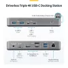 StarTech.com 199UE-USBC-DOCK dokovacia stanica/replikátor portov pre notebook káblový USB 3.2 Gen 2 (3.1 Gen 2) Type-C sivý