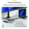 StarTech.com 199UE-USBC-DOCK dokovacia stanica/replikátor portov pre notebook káblový USB 3.2 Gen 2 (3.1 Gen 2) Type-C sivý