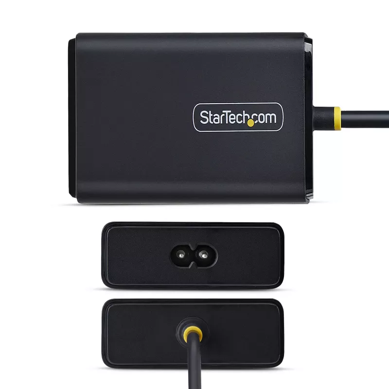 StarTech.com 100W USB-C nabíjačka pre notebook s 1,5 m pevne pripojeným USB-C káblom, napájací zdroj pre Dell, XPS, HP ProBook, MacBook Pro, Microsoft Surface Pro