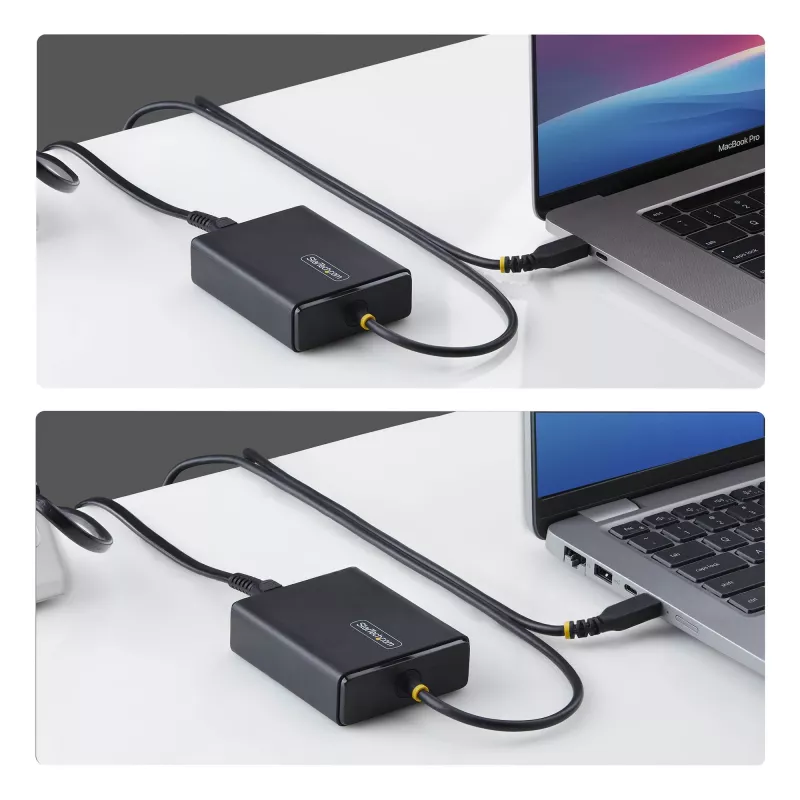 StarTech.com 100W USB-C nabíjačka pre notebook s 1,5 m pevne pripojeným USB-C káblom, napájací zdroj pre Dell, XPS, HP ProBook, MacBook Pro, Microsoft Surface Pro