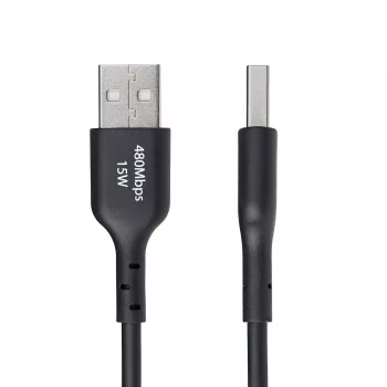 StarTech.com 15cm (6in) USB-A na USB-C nabíjací kábel, nabíjanie a synchronizácia, 3A, USB 2.0, TPE plášť – čierny USB nabíjací kábel
