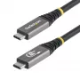 StarTech.com 3m (10ft) USB4 kábel, 20 Gbit/s, USB-IF certifikovaný USB-C kábel, 60W PD, 4K 120Hz DP 2.1, TPE plášť, čierny USB-C kábel