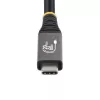 StarTech.com 3m (10ft) USB4 kábel, 20 Gbit/s, USB-IF certifikovaný USB-C kábel, 60W PD, 4K 120Hz DP 2.1, TPE plášť, čierny USB-C kábel