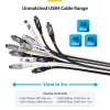 StarTech.com 3m (10ft) USB4 kábel, 20 Gbit/s, USB-IF certifikovaný USB-C kábel, 60W PD, 4K 120Hz DP 2.1, TPE plášť, čierny USB-C kábel