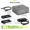 StarTech.com Thunderbolt 5 dokovacia stanica, DP/HDMI, trojmonitorový dock do 4K 144 Hz alebo dvojitý 8K 60 Hz, 5x USB porty, 140 W nabíjanie notebooku