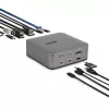 StarTech.com Thunderbolt 5 dokovacia stanica, DP/HDMI, trojmonitorový dock do 4K 144 Hz alebo dvojitý 8K 60 Hz, 5x USB porty, 140 W nabíjanie notebooku