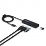 StarTech.com 4-portový USB-C hub, 5 Gbit/s, napájaný zbernicou, USB-C na 4x USB-A mini hub, extra dlhý 61 cm hostiteľský kábel, PCR plast, prenosný stolný/notebookový USB hub