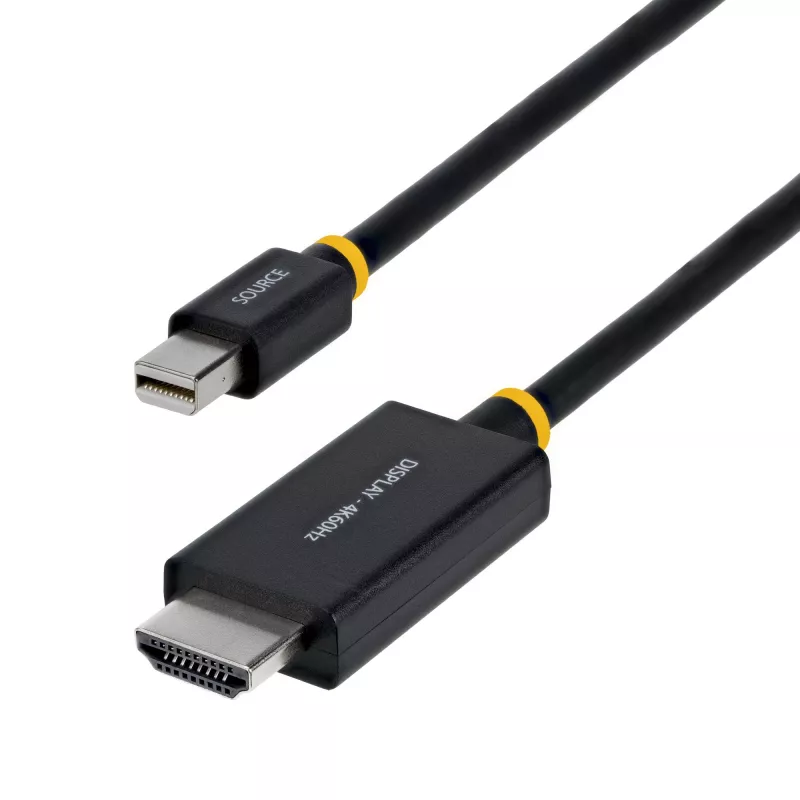 StarTech.com 1m (3ft) Mini DisplayPort na HDMI adaptérový kábel, 4K 60Hz s HBR3/HDCP 2.3/DPCP, MDP na HDMI 2.0, aktívny videokonvertor, Mini DisplayPort desktop na HDMI monitor