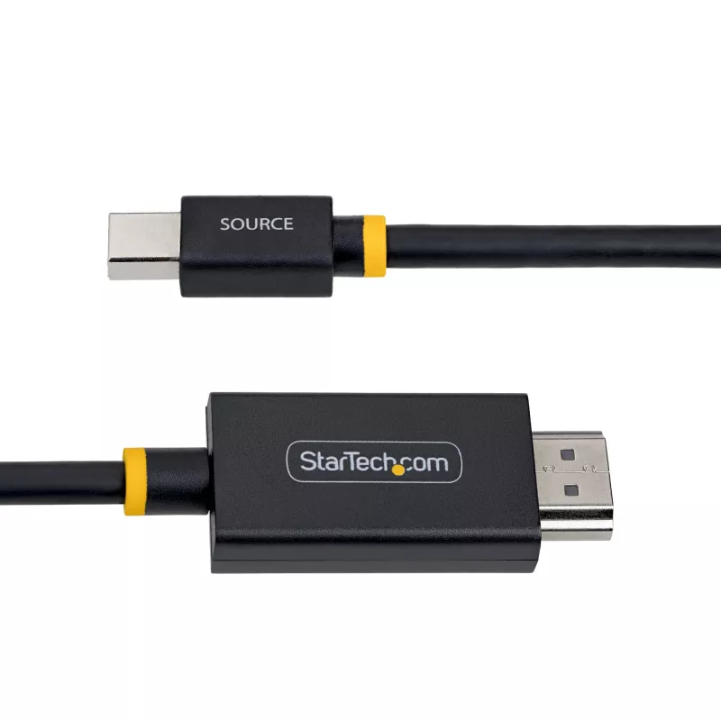StarTech.com 1m (3ft) Mini DisplayPort na HDMI adaptérový kábel, 4K 60Hz s HBR3/HDCP 2.3/DPCP, MDP na HDMI 2.0, aktívny videokonvertor, Mini DisplayPort desktop na HDMI monitor