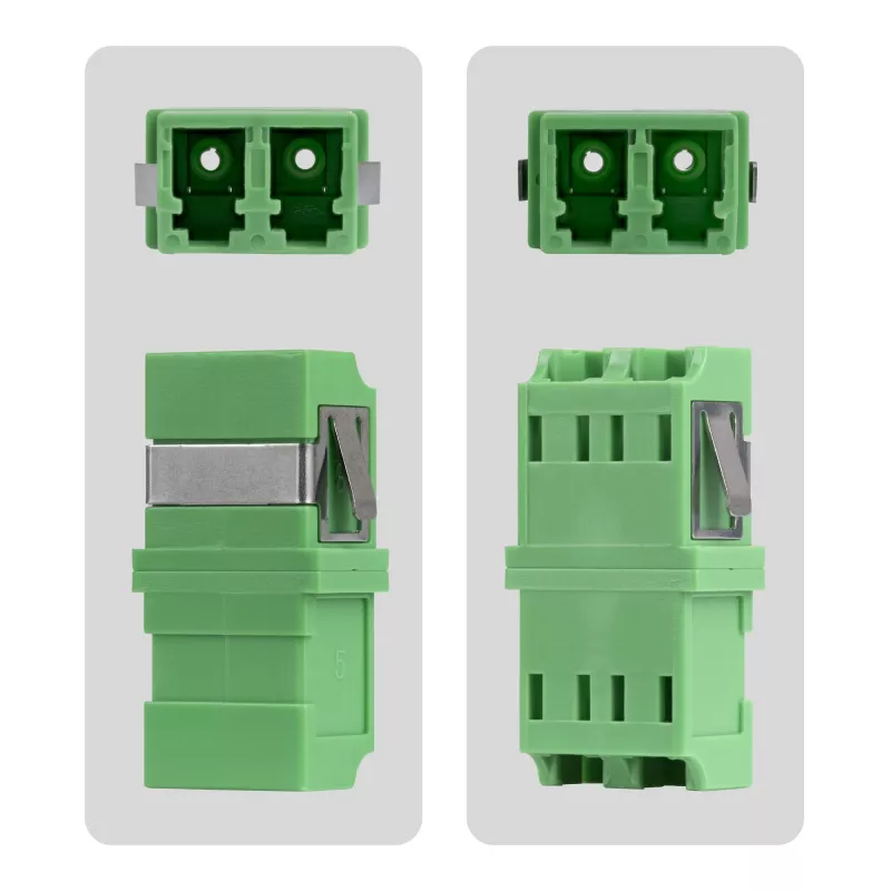 StarTech.com LC na LC spojka 10 ks balenie, OS2 Singlemode SC-Footprint LC optická spojka bez príruby, LC/APC duplex adaptér