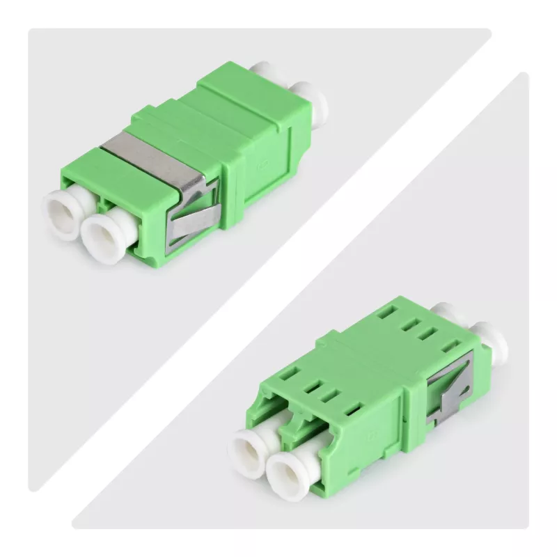 StarTech.com LC na LC spojka 10 ks balenie, OS2 Singlemode SC-Footprint LC optická spojka bez príruby, LC/APC duplex adaptér