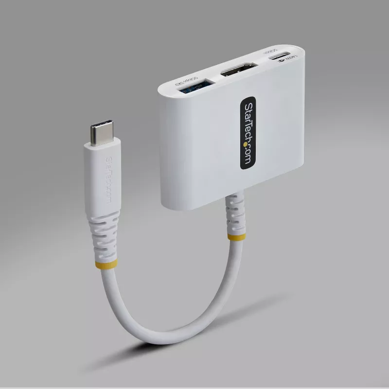 StarTech.com USB-C na HDMI multiport adaptér so 140W PD nabíjaním, 4K 60Hz HDMI, USB 5Gbit/s hub, mini dock pre MacBook / Dell / Thinkpad / HP / iPad / tablety