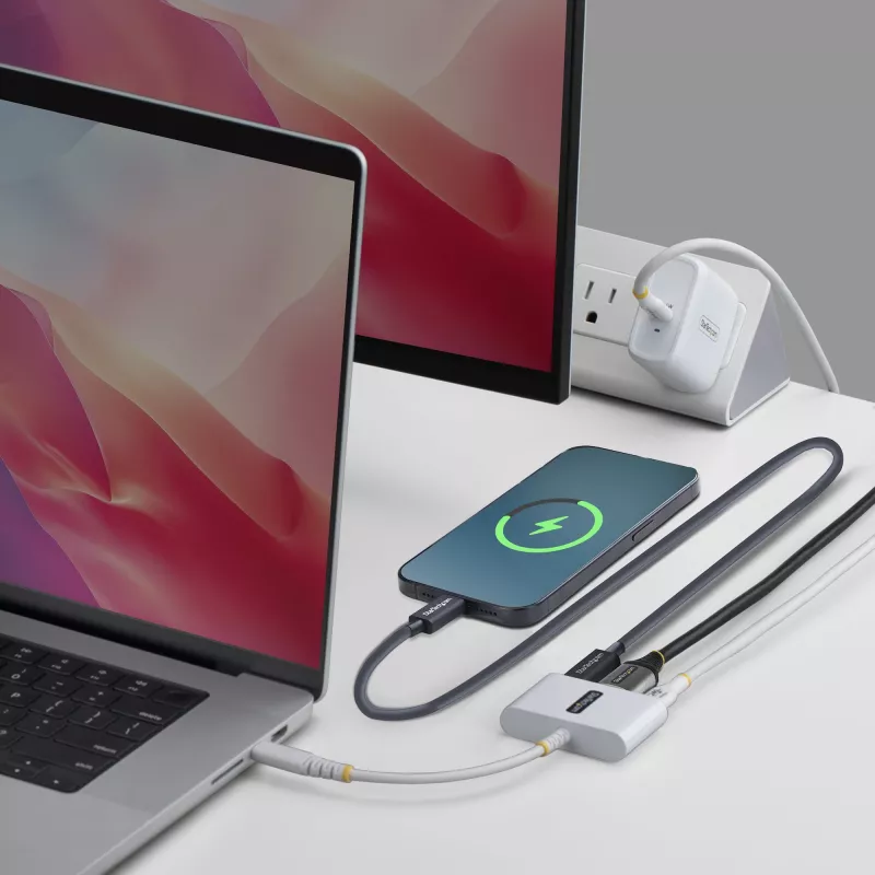 StarTech.com USB-C na HDMI multiport adaptér so 140W PD nabíjaním, 4K 60Hz HDMI, USB 5Gbit/s hub, mini dock pre MacBook / Dell / Thinkpad / HP / iPad / tablety