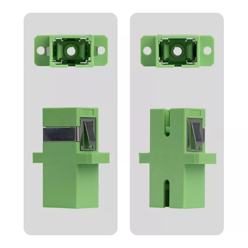 StarTech.com SC na SC spojka 10 ks balenie, OS2 Singlemode SC optická spojka s prírubou, SC/APC simplex adaptér