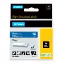 DYMO Rhino priemyselné vinylové etikety | 12 mm x 5,5 m | biela tlač na modrom | samolepiaca | pre LabelManager & Rhino tlačiarne etikiet