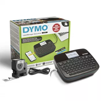 DYMO LabelManager Executive 640 CB prenosná tlačiareň etikiet | kompaktný popisovač s QWERTY klávesnicou | Bluetooth & USB pripojenie | kompatibilný s D1 štandardnými & odolnými etiketami