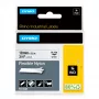 DYMO Rhino priemyselné flexibilné nylonové etikety | 19 mm x 3,5 m | čierna tlač na bielej | samolepiace | pre Rhino & LabelManager tlačiareň etikiet
