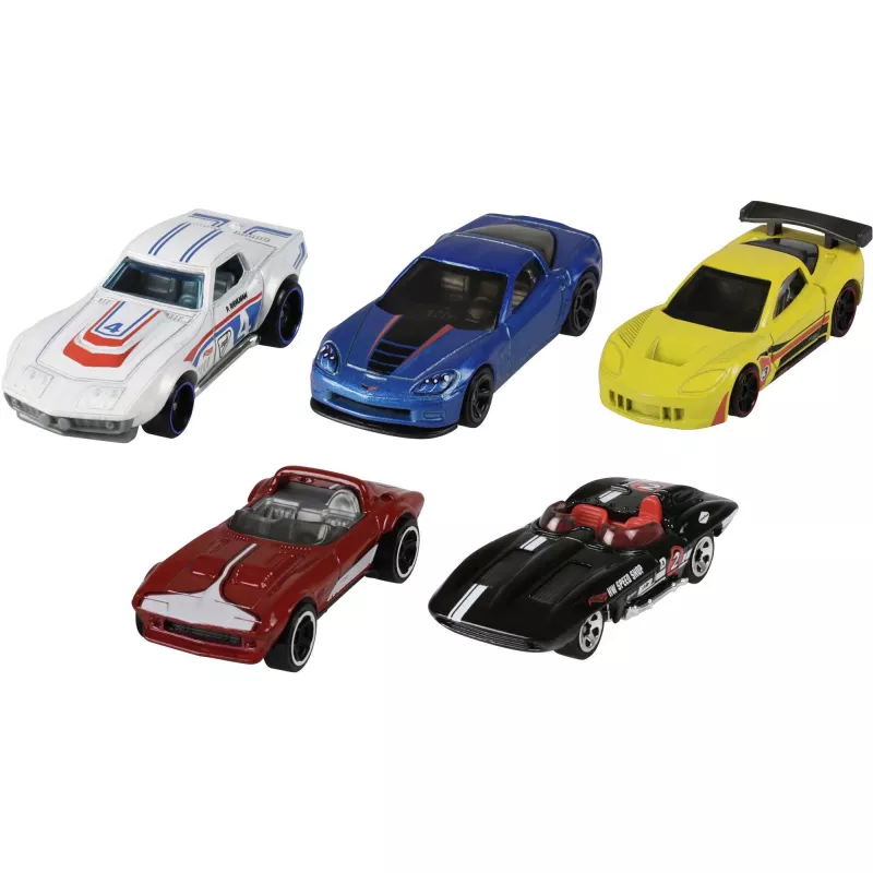 Hot Wheels 5-balíček sortiment, sada vozidiel, 3 roky, rôzne farby
