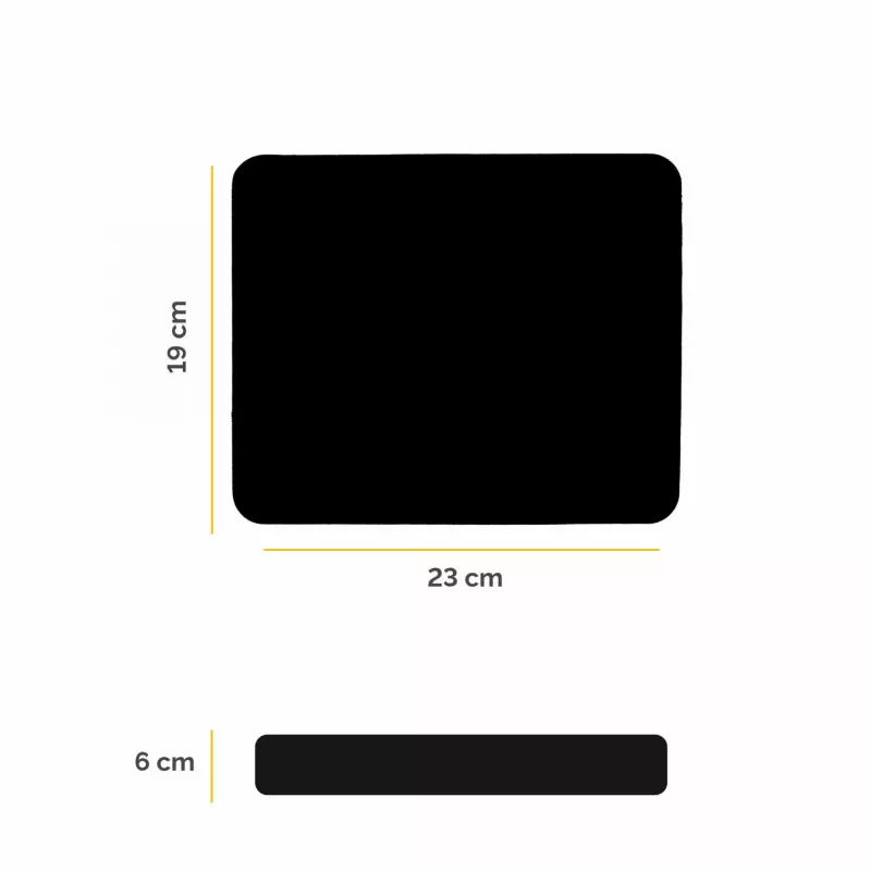 Podložka pod myš BASIC/ČIERNA 29704 FELLOWES
