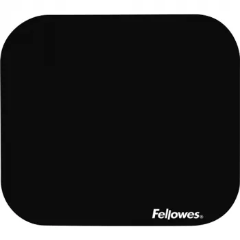 Fellowes prémiová podložka pod myš – čierna, čierna, monochromatická, polyester, guma