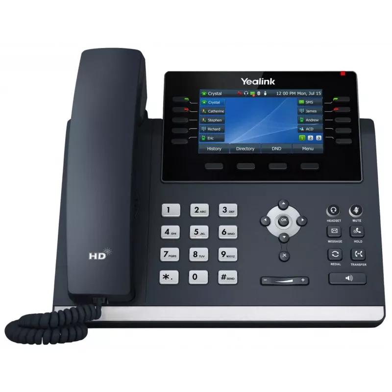 Yealink SIP-T46U IP telefón sivý LCD Wi-Fi
