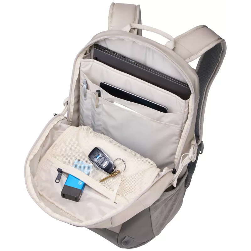 Thule EnRoute TEBP4116 - Pelican/Vetiver batoh Casual batoh sivý, biely nylon