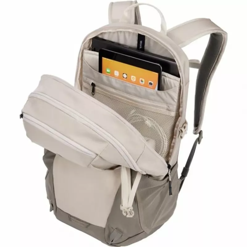 Thule EnRoute TEBP4216 - Pelican/Vetiver batoh Casual batoh sivý, biely nylon