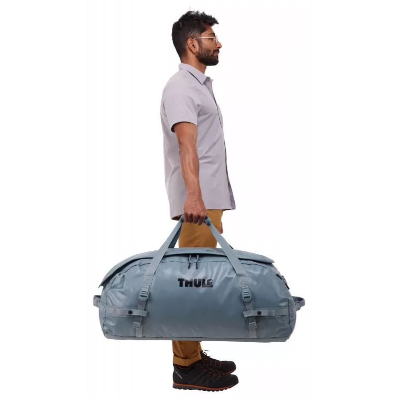 Thule Chasm TDSD304 Pond Gray cestovná taška 90 L polyester sivá