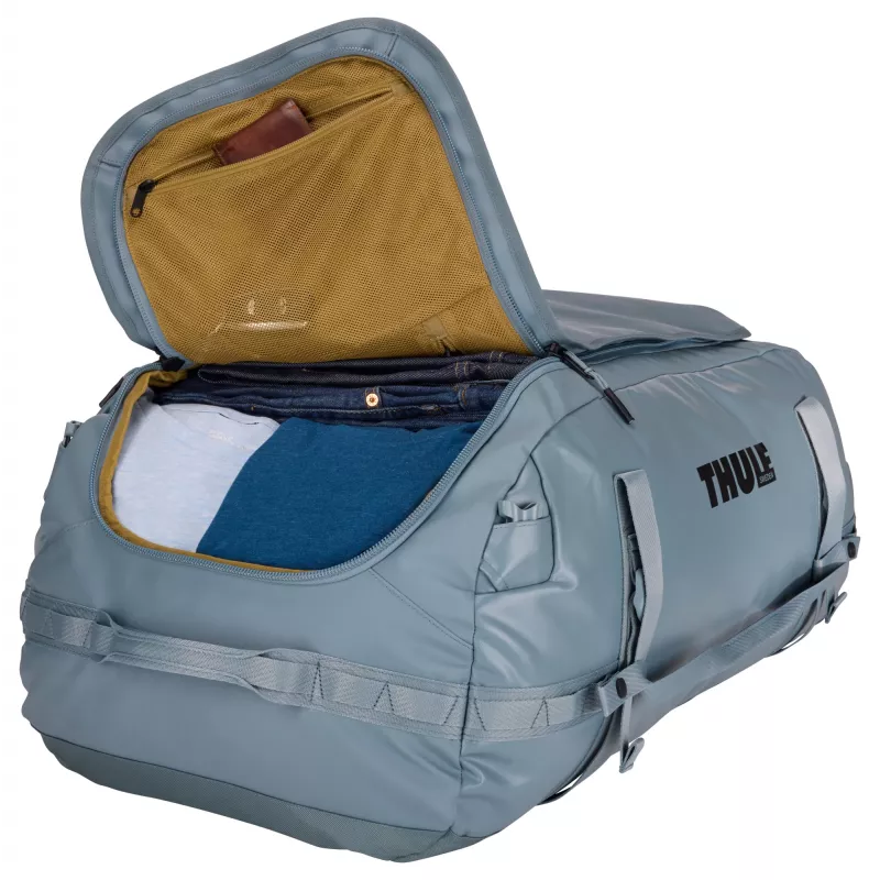 Thule Chasm TDSD304 Pond Gray cestovná taška 90 L polyester sivá
