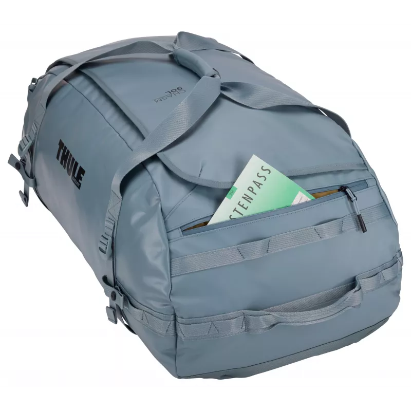 Thule Chasm TDSD304 Pond Gray cestovná taška 90 L polyester sivá