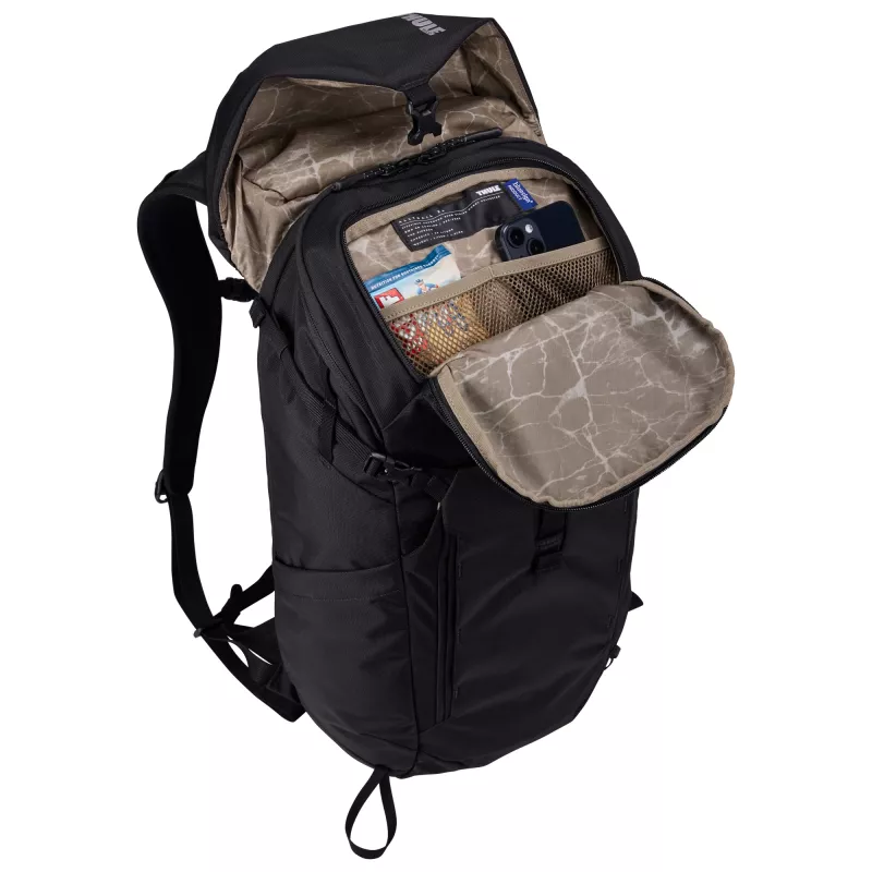 Thule Alltrail TADP225 čierny batoh cestovný batoh polyester