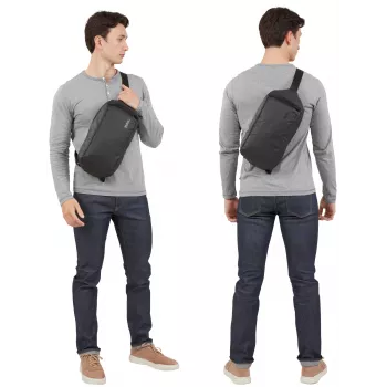 Thule Tact TACTSL08 polyester čierna pánska cez rameno taška