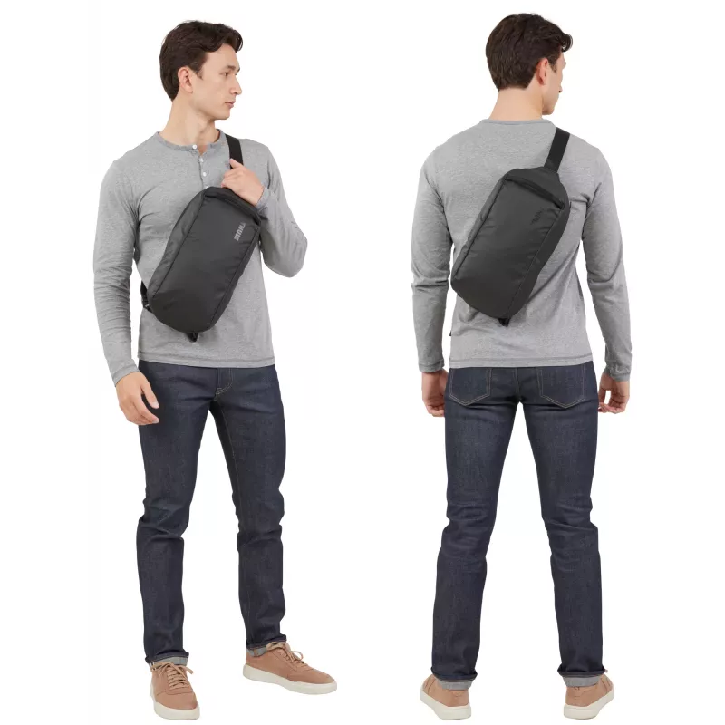 Thule Tact TACTSL08 polyester čierna pánska cez rameno taška