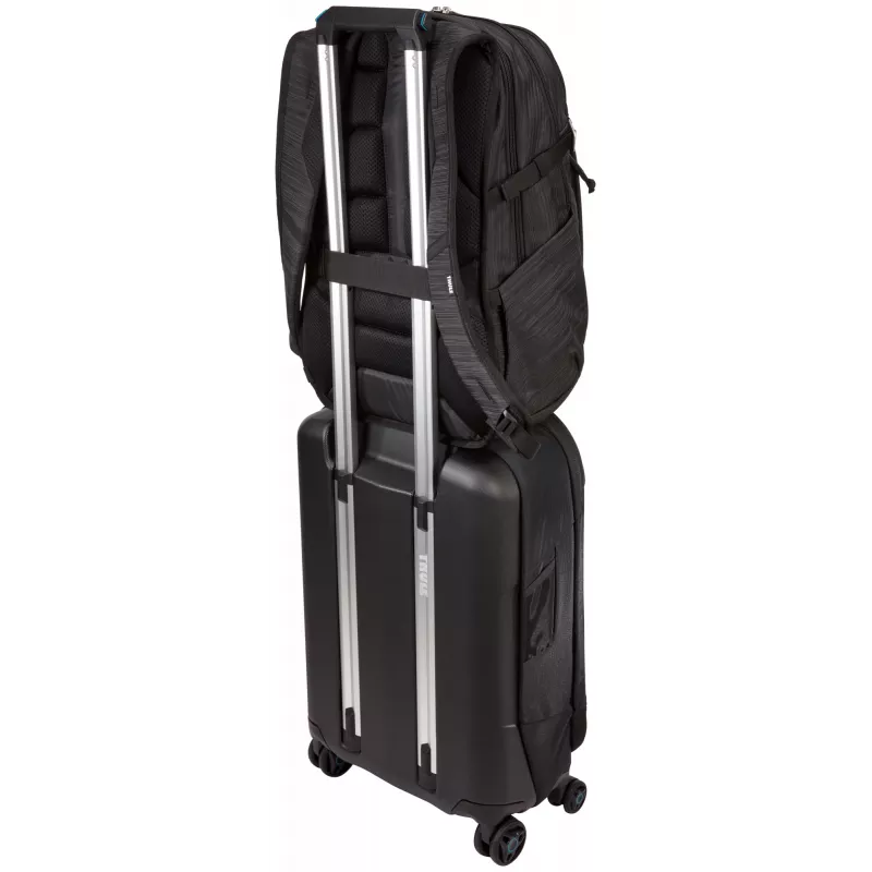 Batoh na notebook Thule Construct 28L — čierny, objem 28 L, vystužená priehradka na notebook