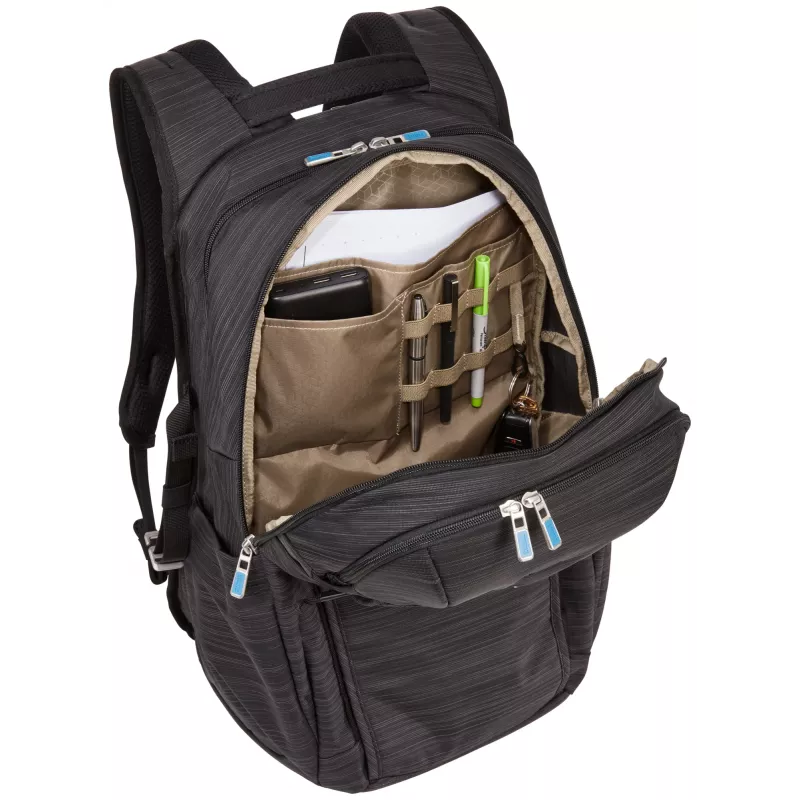Batoh na notebook Thule Construct 28L — čierny, objem 28 L, vystužená priehradka na notebook