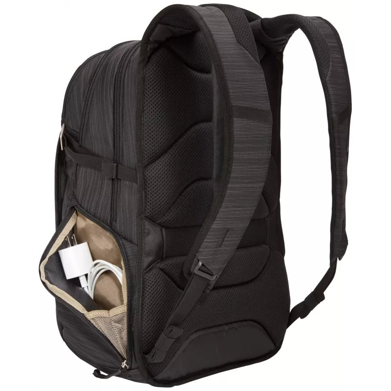 Batoh na notebook Thule Construct 28L — čierny, objem 28 L, vystužená priehradka na notebook