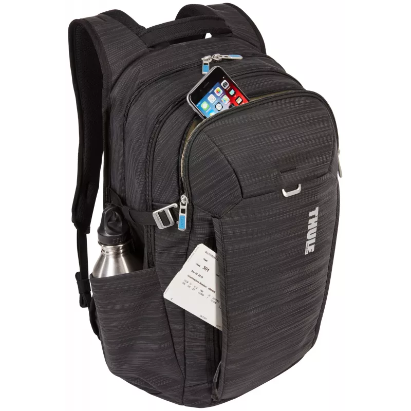 Batoh na notebook Thule Construct 28L — čierny, objem 28 L, vystužená priehradka na notebook