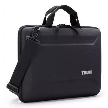 Taška na notebook Thule Gauntlet 16 pre 16-palcový MacBook, čierna, vystužené puzdro a ochranný zips