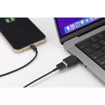 Kensington CA1010 USB-C na USB-A M/F adaptér, USB-C, USB-A, čierna