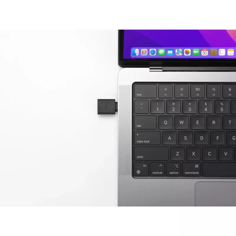 Kensington CA1010 USB-C na USB-A M/F adaptér, USB-C, USB-A, čierna